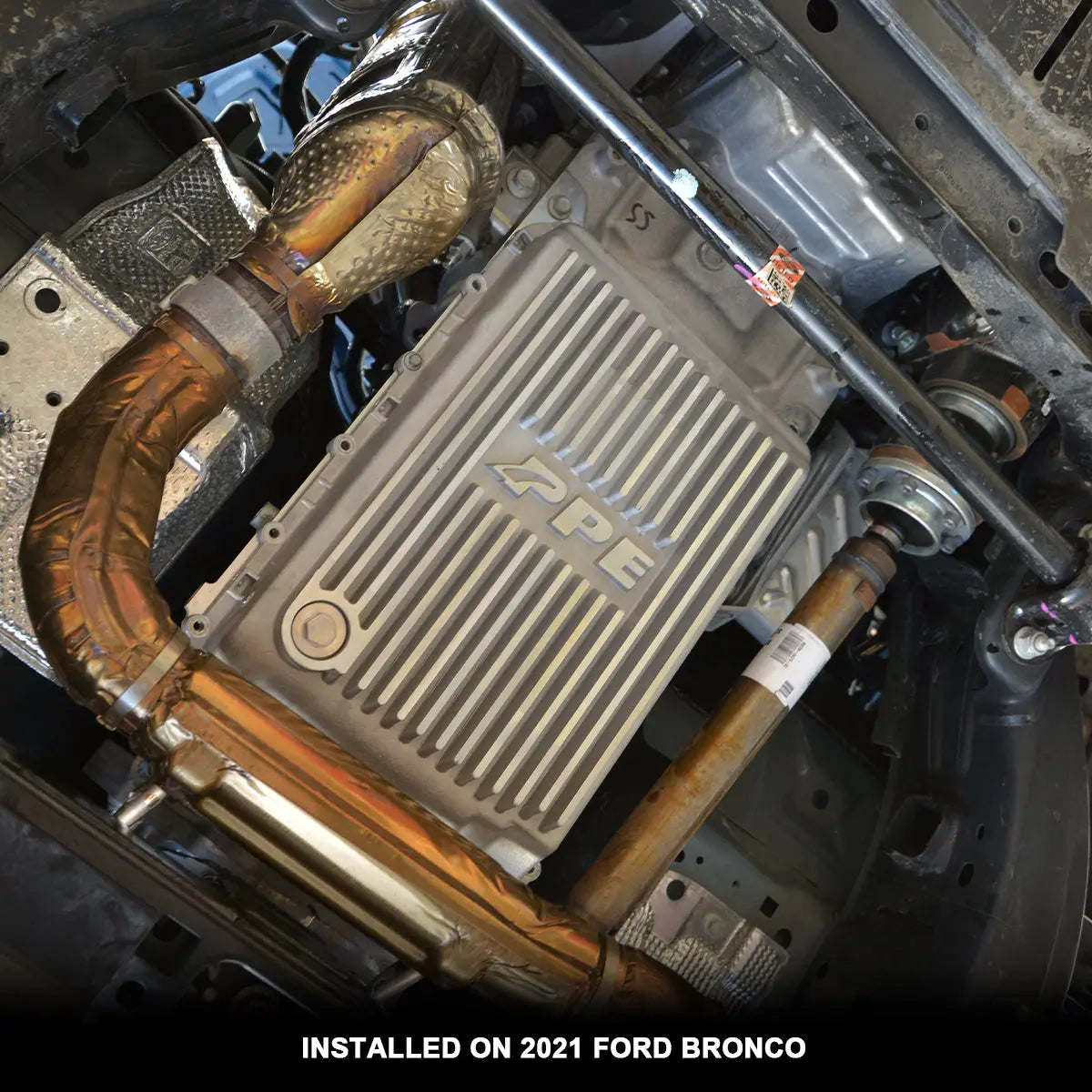 PPE Heavy-Duty Cast Aluminum 10R80 Transmission Pan (2018-2021 3.0L Power Stroke)