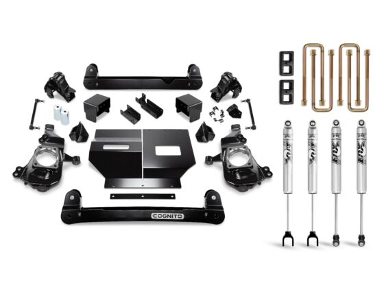 Cognito 4-Inch Standard Lift Kit with Fox PS 2.0 IFP Shocks for 20-25 Silverado/Sierra 2500/3500 2WD/4WD