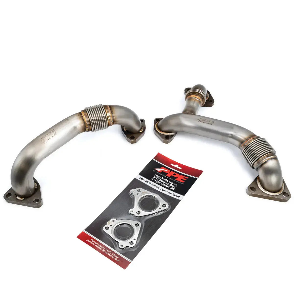 PPE 116120607 OEM Length Replacement High Flow Up-Pipe Kit (2006-2007 6.6L Duramax)