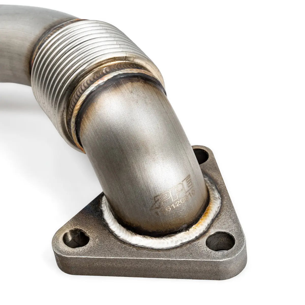 PPE 116120914 placement Up-Pipe (Passenger Side) for OEM Exhaust Manifold (2006-2007 6.6L Duramx)