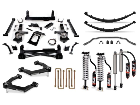 Cognito 8-Inch Elite Lift Kit with Fox 2.5 Elite Performance Series Shocks for 19-25 Silverado/Sierra 1500 2WD/ 4WD, Including AT4, AT4X, Trail Boss, & ZR2