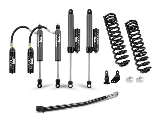 Cognito 2-inch Elite Leveling Kit with Fox FSRR 2.5 Shocks for 17-24 Ford Super Duty F-450 Trucks