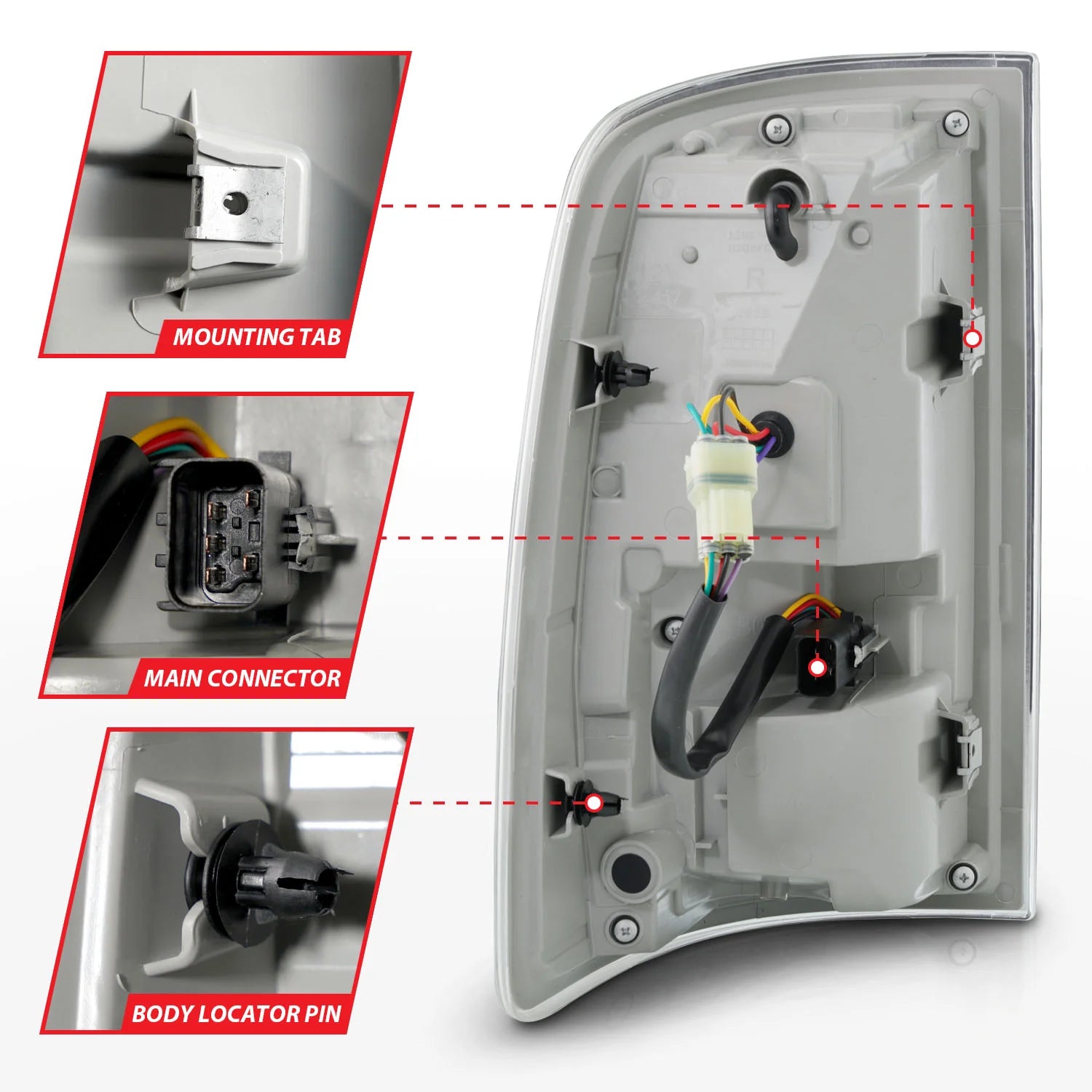 Anzo 311472 Smoked LED Tail Lights With Amber Sequential Signal (2010-2018 6.7L Cummins, 2014-2023 3.0L EcoDiesel)