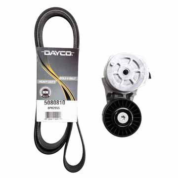 Dayco 5080810K1 Serpentine Belt Kit (1994-2002 5.9L Cummins)