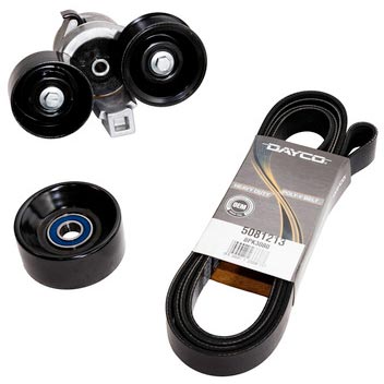 Dayco 5081213K1 Serpentine Belt Kit (1999-2003 7.3L PowerStroke)