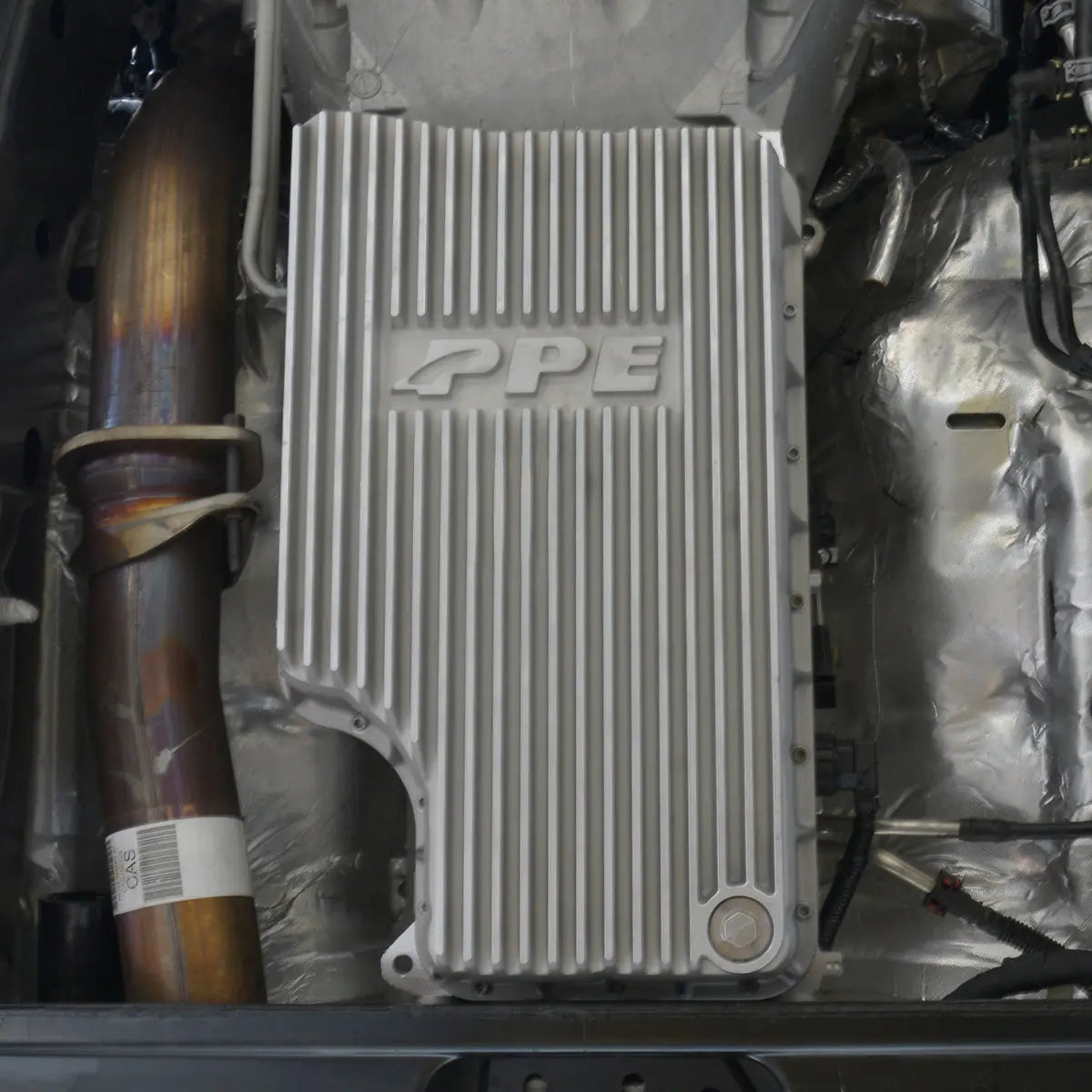PPE Heavy-Duty Cast Aluminum 6R140 Deep Transmission Pan (2011-2019 6.7L Power Stroke)