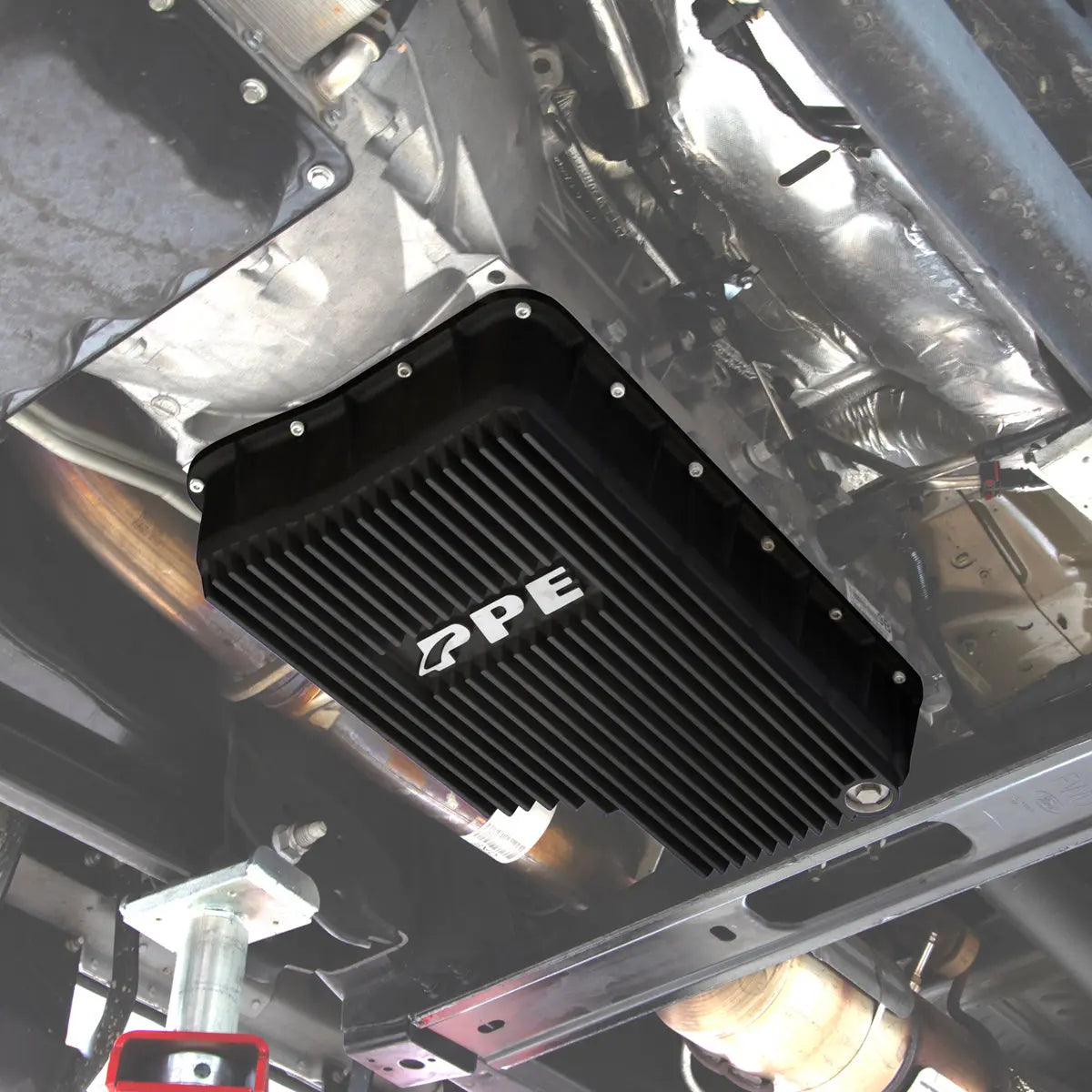PPE Heavy-Duty Cast Aluminum 6R140 Deep Transmission Pan (2011-2019 6.7L Power Stroke)