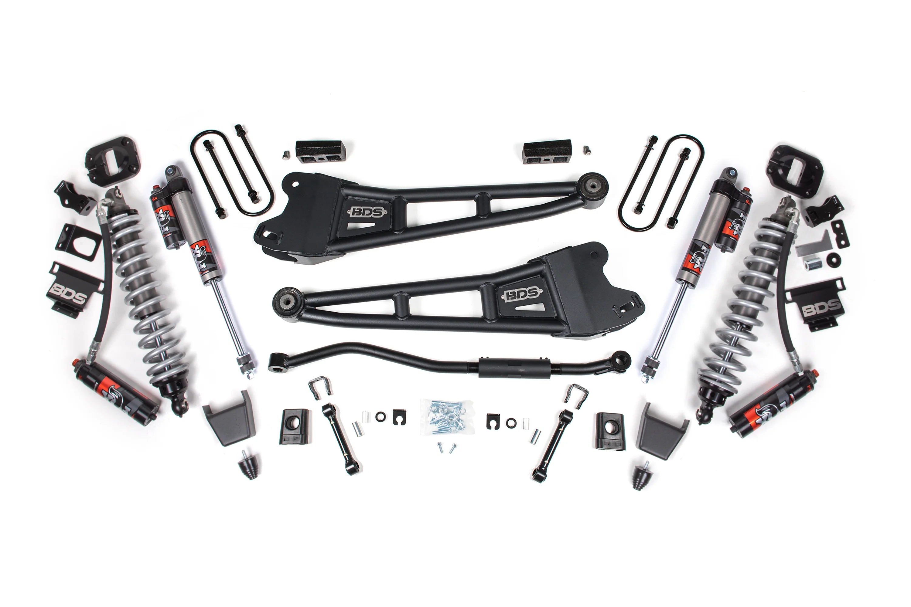BDS Suspension 3 Inch Lift Kit FOX 2.5 Coil-Over Conversion (2013-2018 3500 6.7L Cummins 4WD)