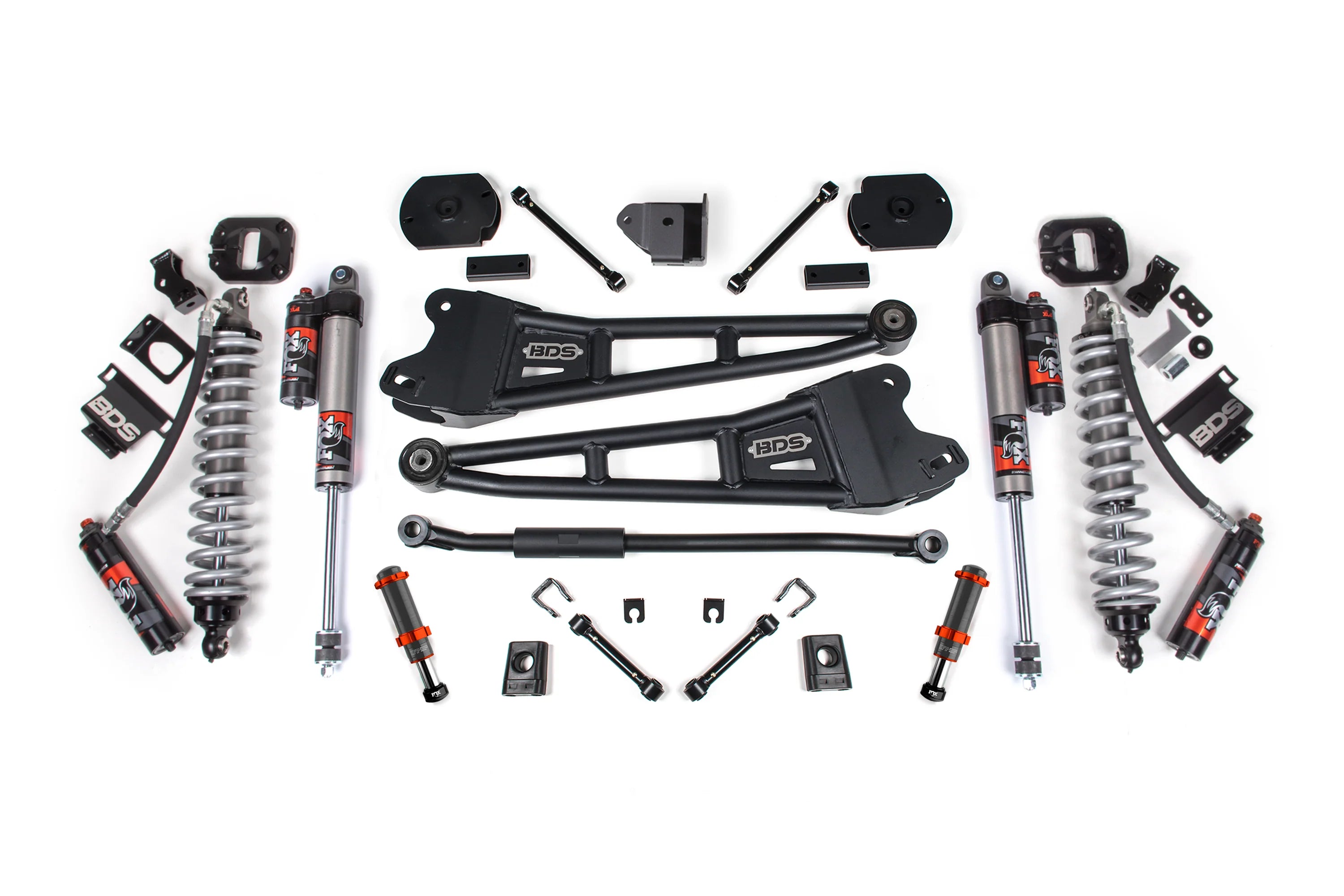 BDS Suspension 3 Inch Lift Kit FOX 2.5 Coilover Conversion (2014-2018, 2025-2026 2500 6.7L Cummins 4WD)