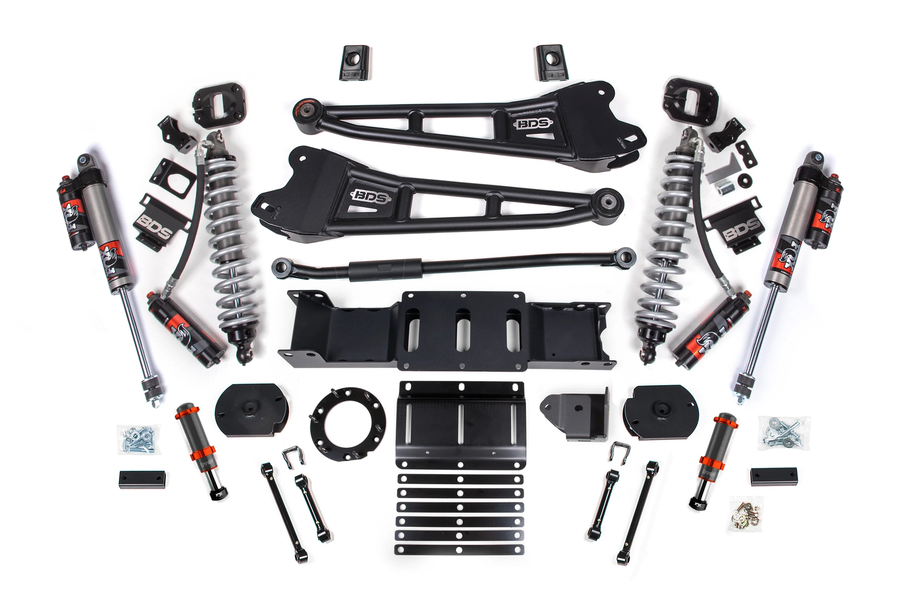 BDS Suspension 3 Inch Lift Kit FOX 2.5 Coil-Over Conversion (2019-2024 2500 6.7L Cummins 4WD)