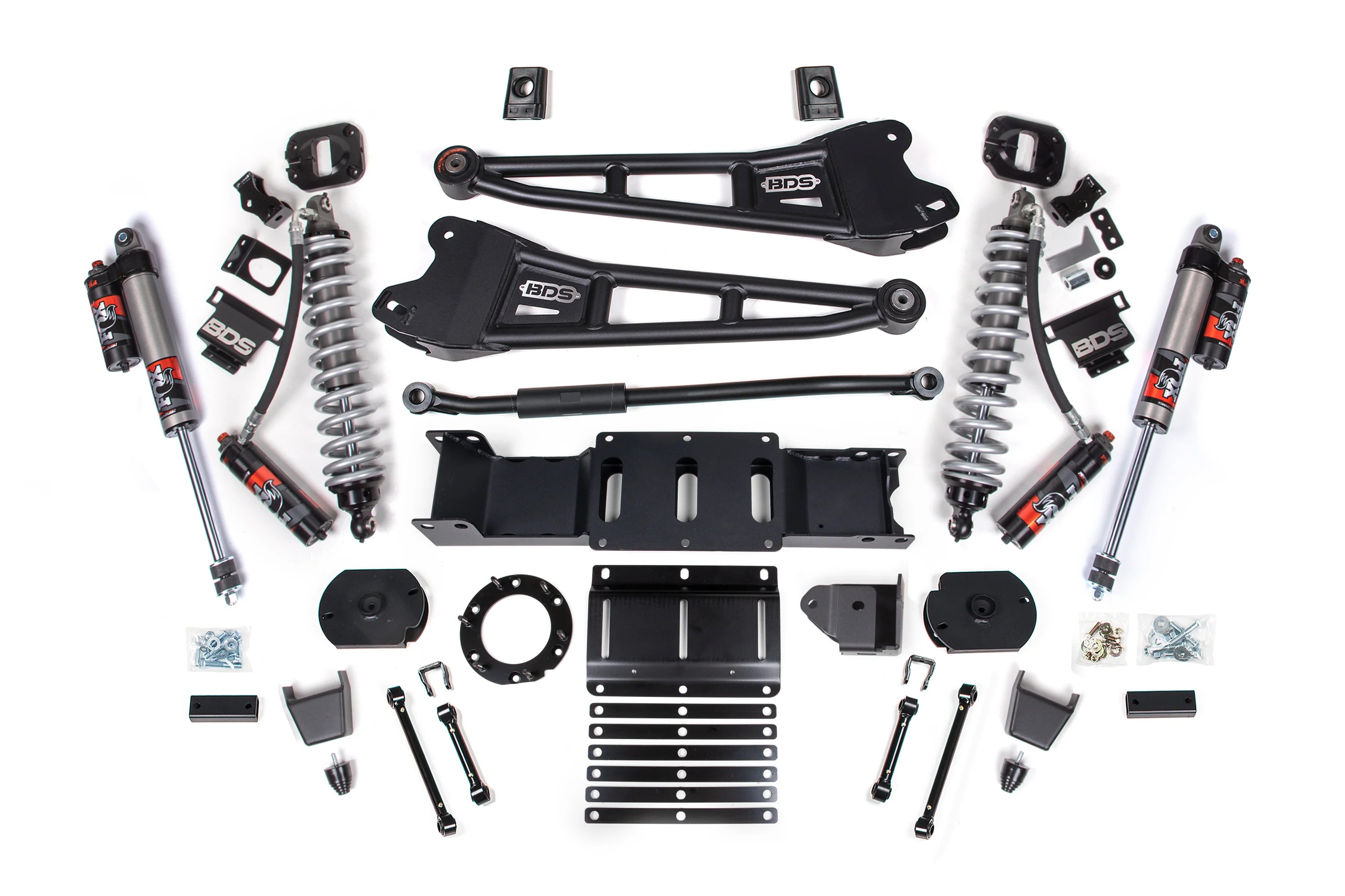 BDS Suspension 3 Inch Lift Kit FOX 2.5 Coil-Over Conversion (2019-2024 2500 6.7L Cummins 4WD)