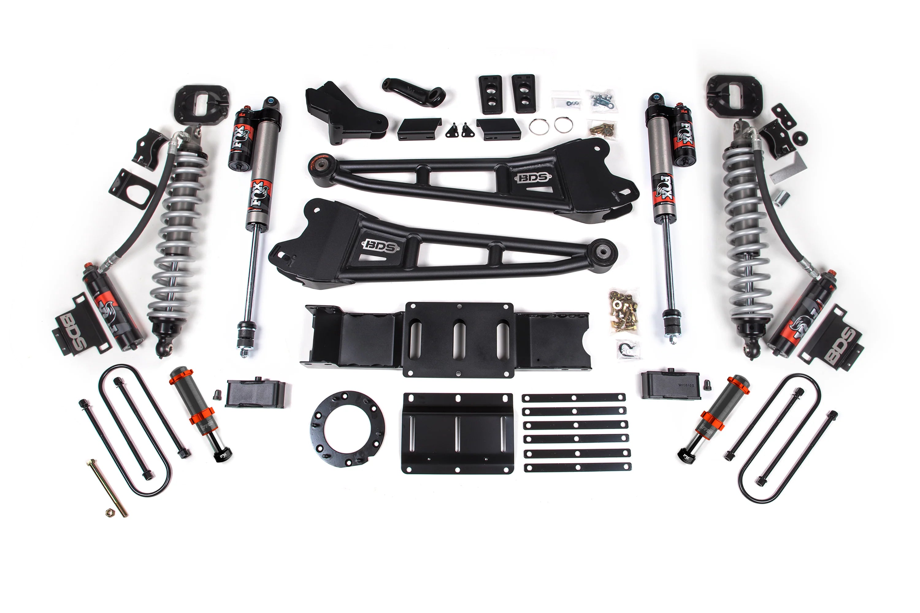 BDS Suspension 6 Inch Lift Kit FOX 2.5 Coil-Over Conversion (2019-2024 3500 6.7L Cummins 4WD)