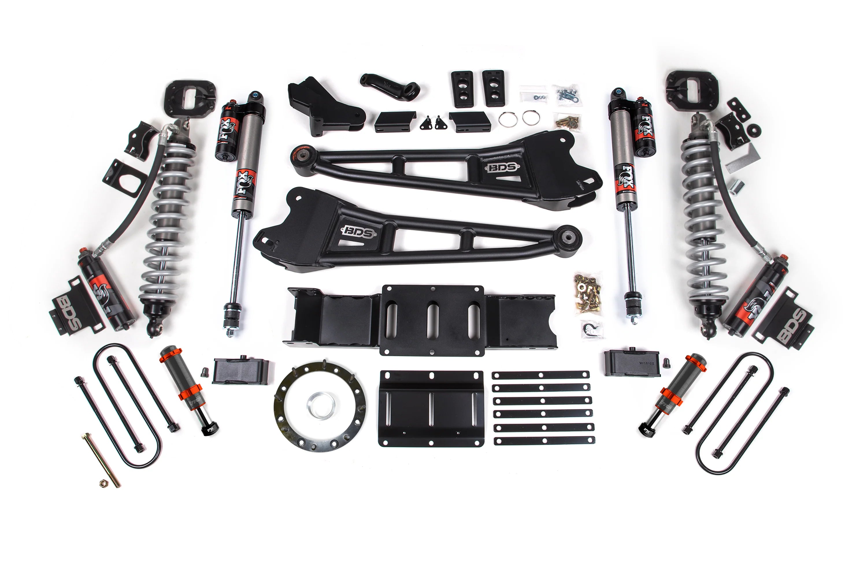 BDS Suspension 6 Inch Lift Kit FOX 2.5 Coil-Over Conversion (2019-2024 3500 6.7L Cummins 4WD)