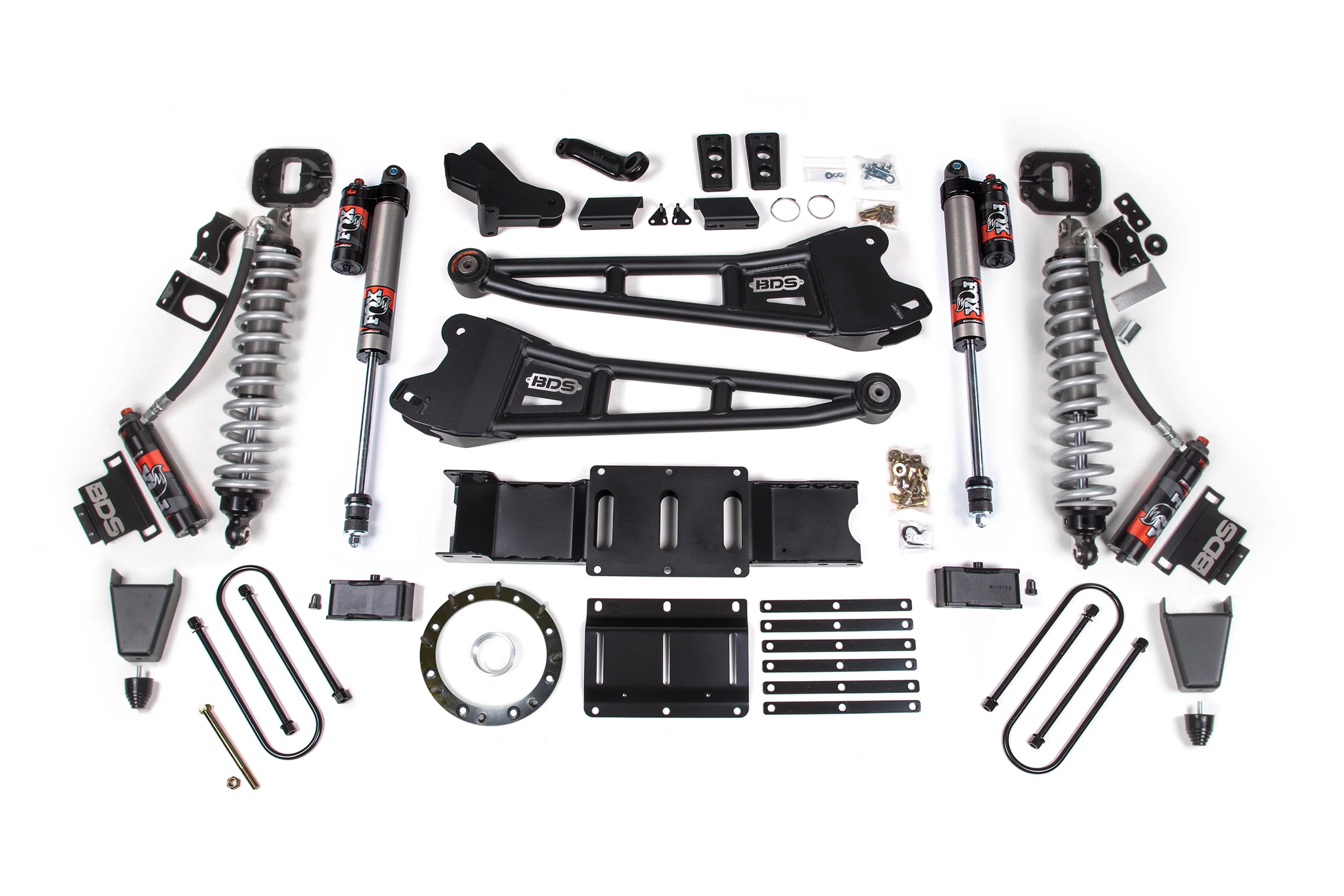 BDS Suspension 6 Inch Lift Kit FOX 2.5 Coil-Over Conversion (2019-2024 3500 6.7L Cummins 4WD)