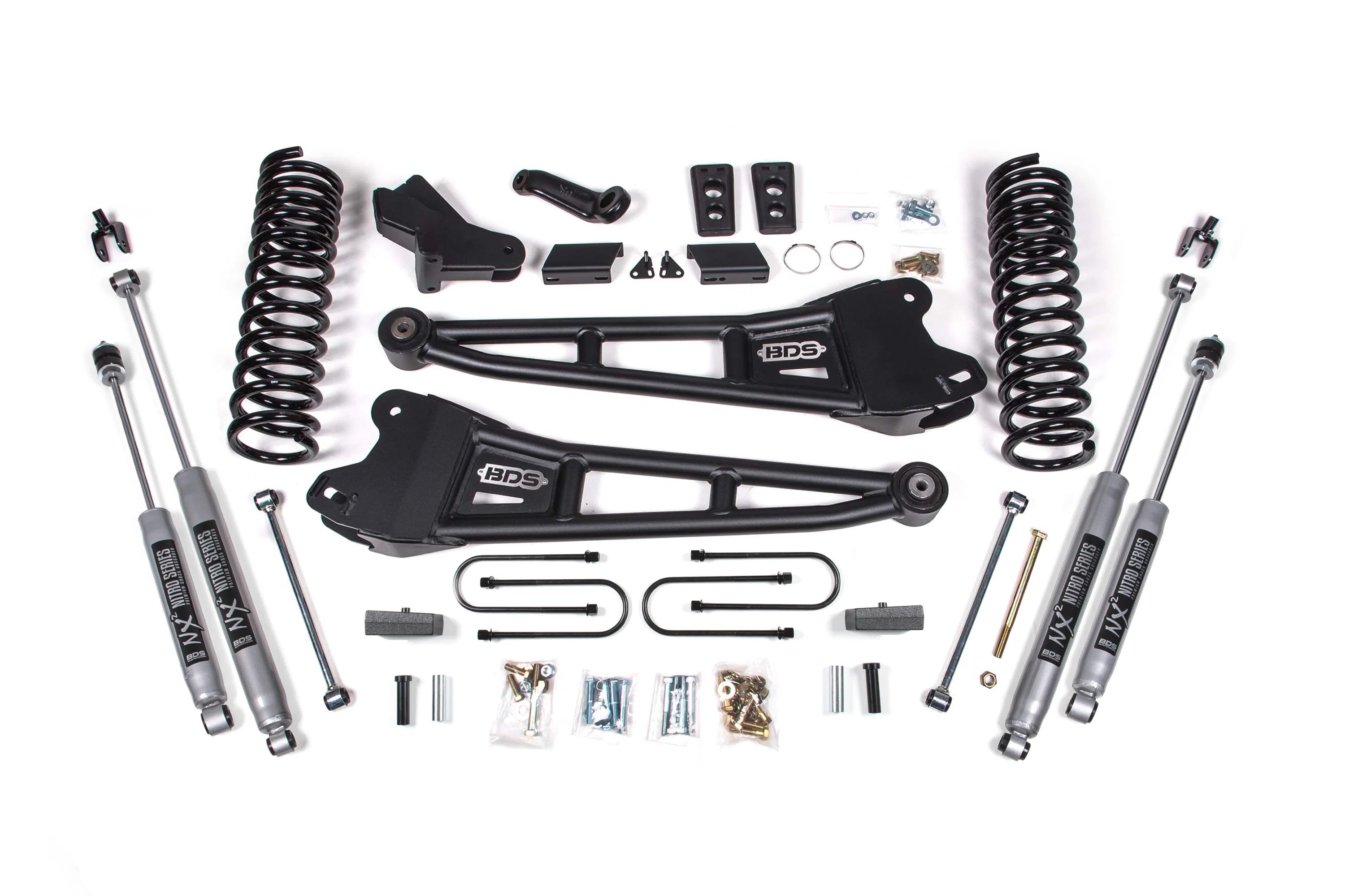 BDS Suspension 4 Inch Lift Kit (2013-2018 3500 6.7L Cummins 4WD)