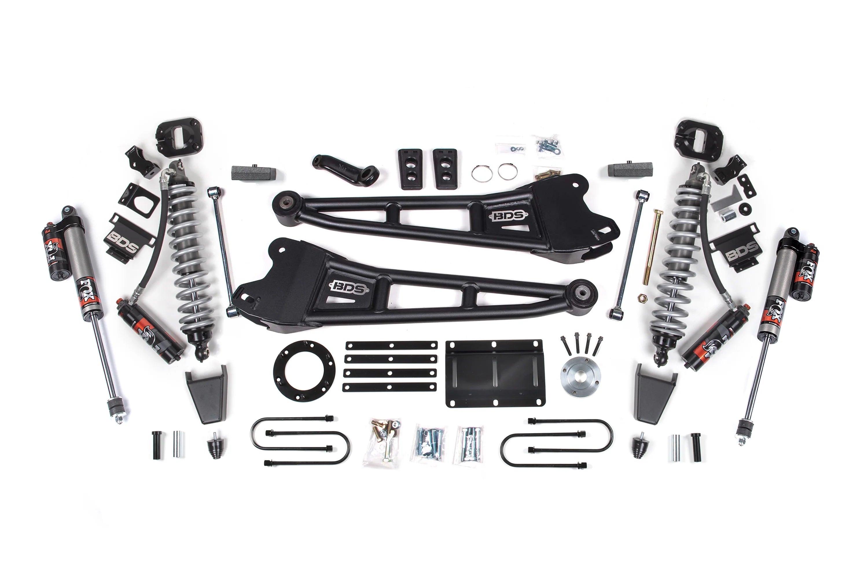 BDS Suspension 6 Inch Lift Kit FOX 2.5 Coil-Over Conversion (2013-2018 3500 6.7L Cummins 4WD)