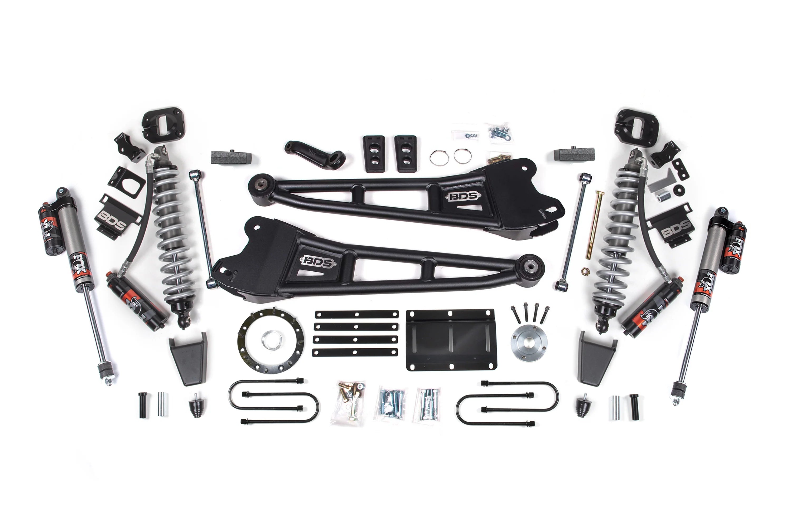 BDS Suspension 6 Inch Lift Kit FOX 2.5 Coil-Over Conversion (2013-2018 3500 6.7L Cummins 4WD)
