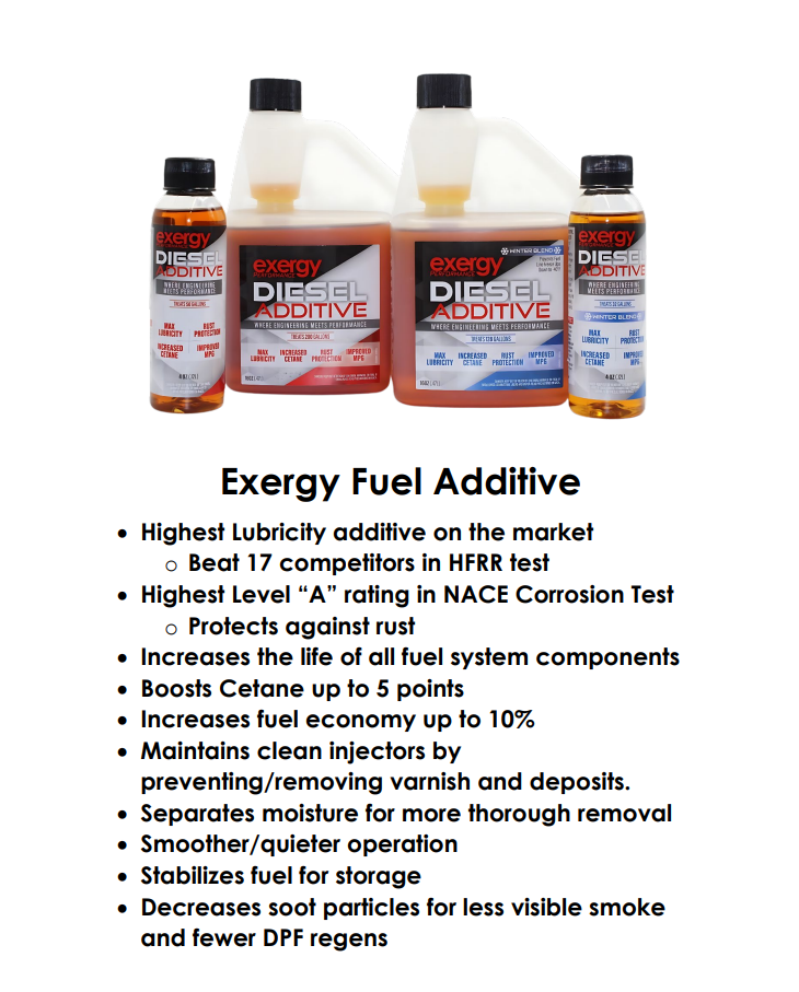 Exergy Performance E09 00007 Diesel Additive 16OZ - Case of 12