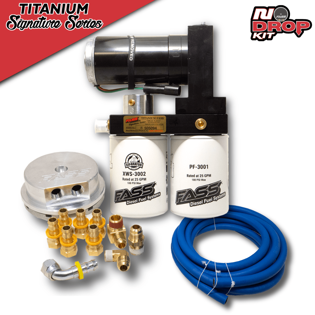 FASS NDTSD08250G Diesel Fuel System for 1998.5-2004.5 Cummins 5.9L No Drop Series 250GPH