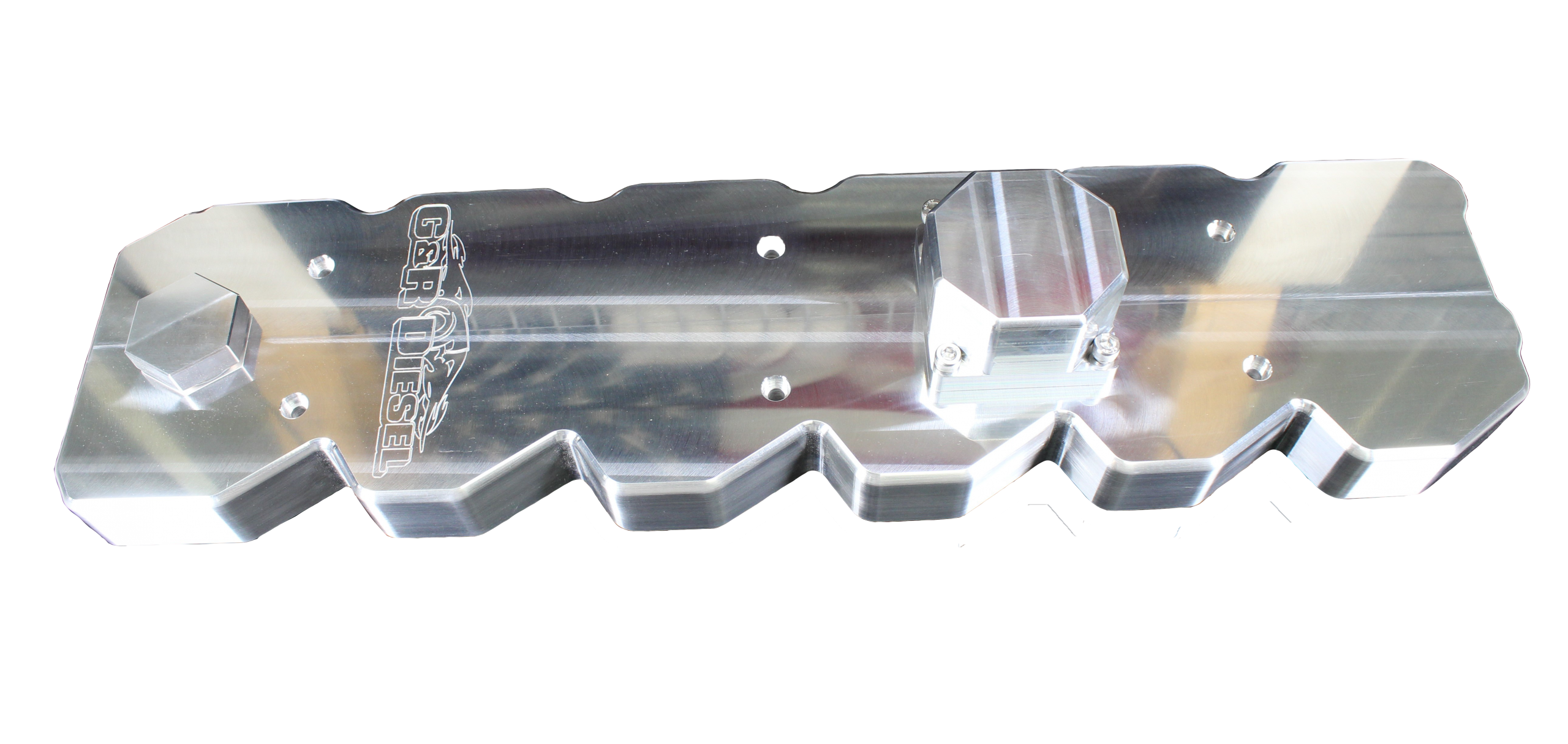5.9 Cummins Valve Cover Billet Aluminum Polished For 03-05 Dodge RAM 2500/3500 G&R Diesel