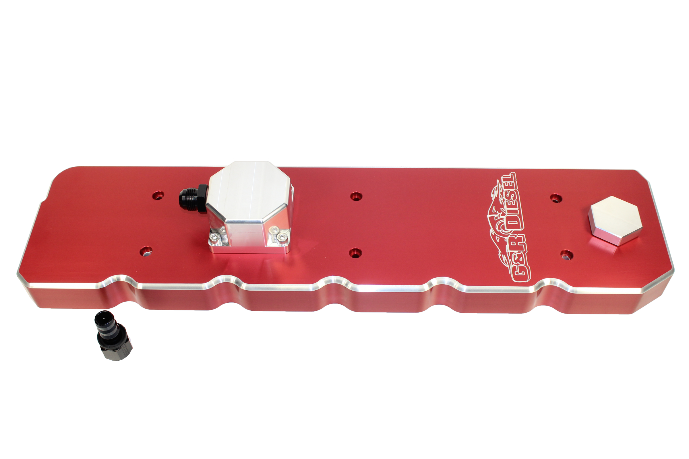 G&R Diesel G&R Diesel RAM 6.7 Cummins Valve Cover Billet Aluminum Red For 07-18 Dodge RAM 2500/3500 G&R Diesel - Diesel
