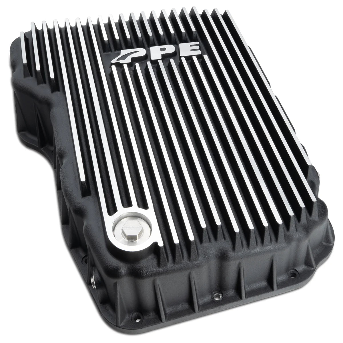 PPE Heavy-Duty Cast Aluminum Flat Bottom 68RFE Transmission Pan (2007.5-2024 6.7L Cummins)