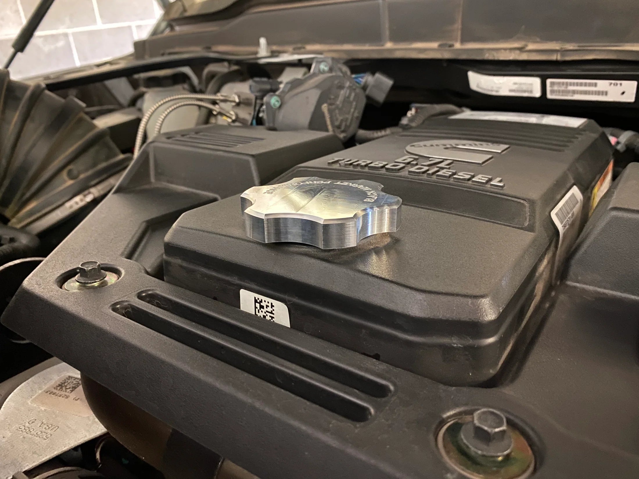 Black Market Performance CUM-BOC Billet Cummins Oil Cap (1998.5-2020 Cummins)