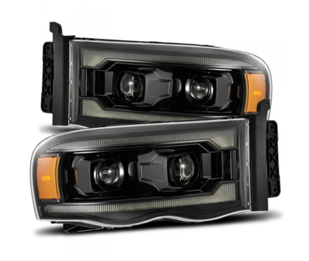 AlphaRex AlphaRex 880572 Pro-Series Alpha-Black Projector Headlights - Diesel Performance Part