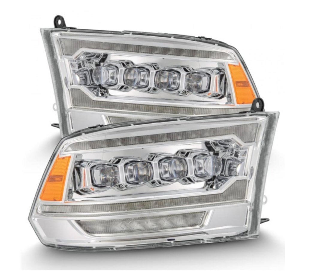 AlphaRex AlphaRex 880556 Nova-Series Chrome LED Projector Headlights - Diesel Performance Part