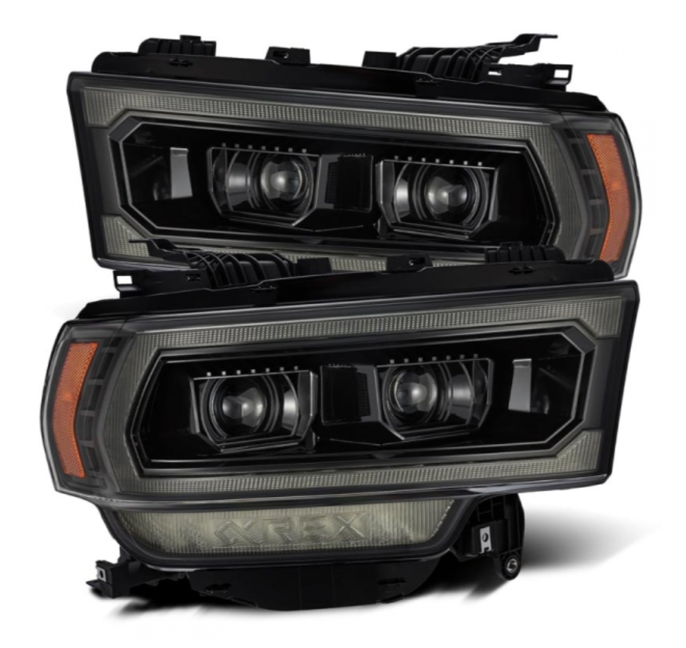 AlphaRex AlphaRex 880549 Luxx-Series Alpha-Black LED Projector Headlights - Diesel Performance Part