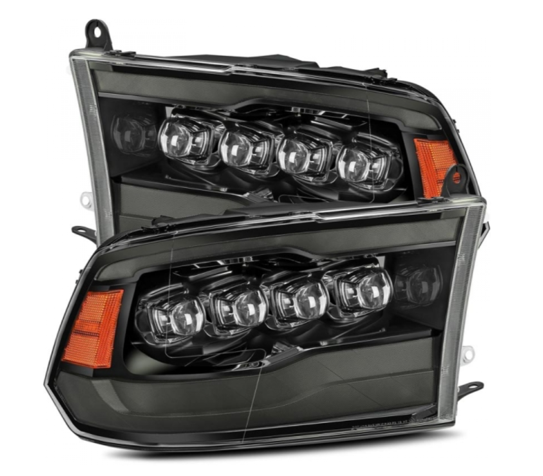 AlphaRex AlphaRex 880541 Nova-Series Black LED Projector Headlights - Diesel Performance Part