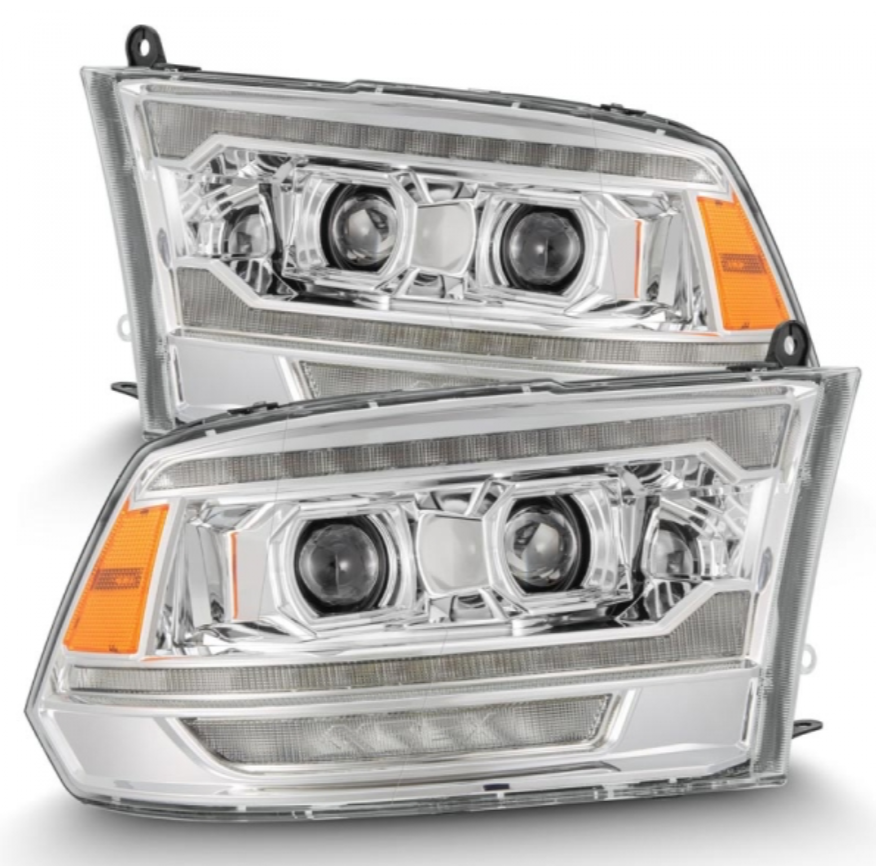 AlphaRex AlphaRex 880559 Luxx-Series Chrome LED Projector Headlights - Diesel Performance Part