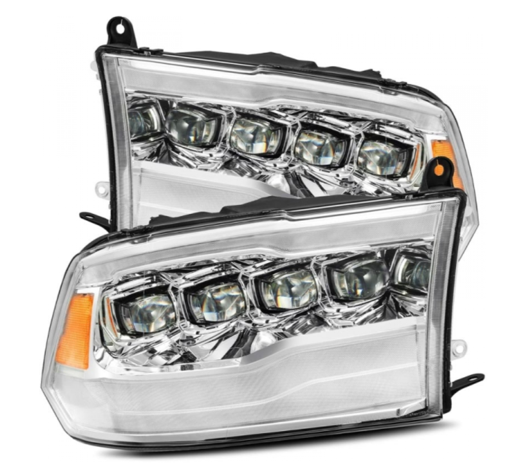 AlphaRex AlphaRex 880591 Nova-Series Chrome LED Projector Headlights - Diesel Performance Part