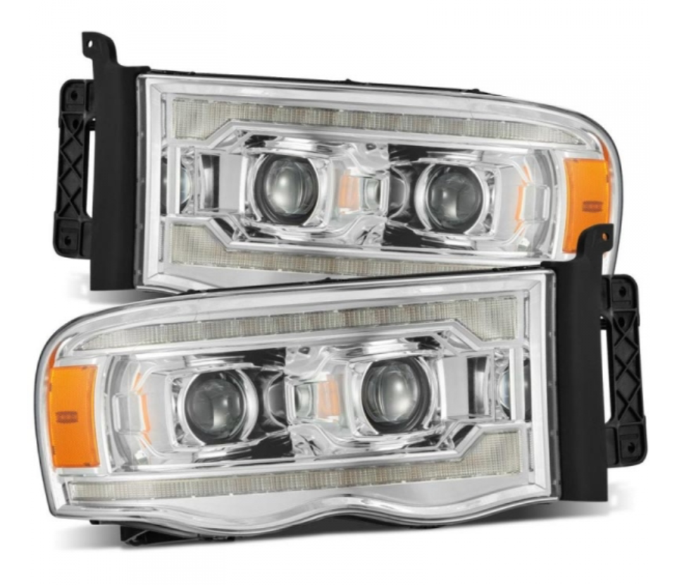 AlphaRex AlphaRex 880568 Luxx-Series Chrome LED Projector Headlights - Diesel Performance Part