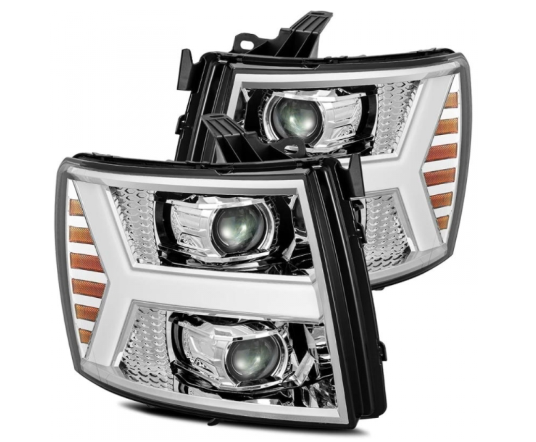 AlphaRex AlphaRex 880204 Pro-Series Chrome Projector Headlights - Diesel Performance Part