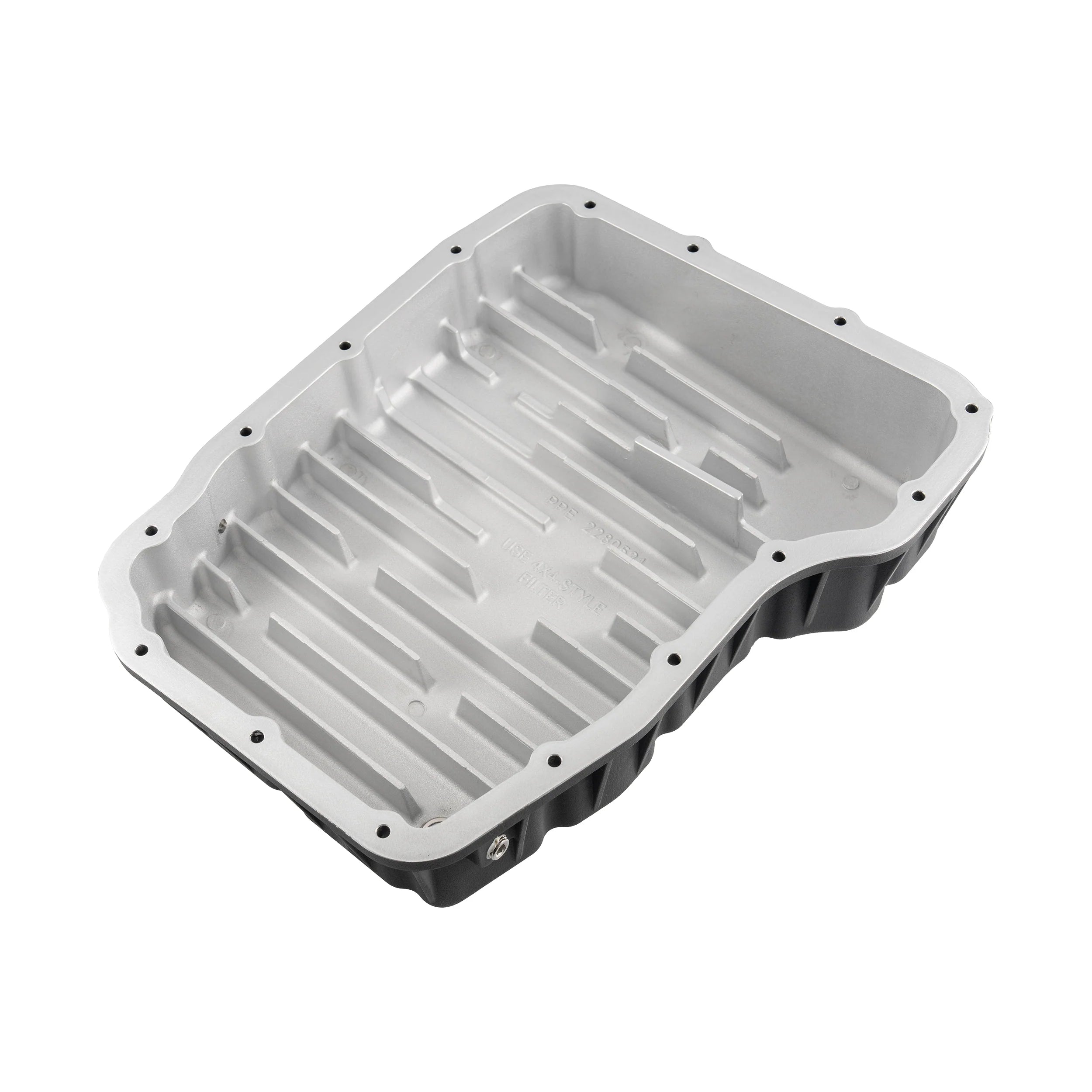 PPE Heavy-Duty Cast Aluminum Flat Bottom 68RFE Transmission Pan (2007.5-2024 6.7L Cummins)