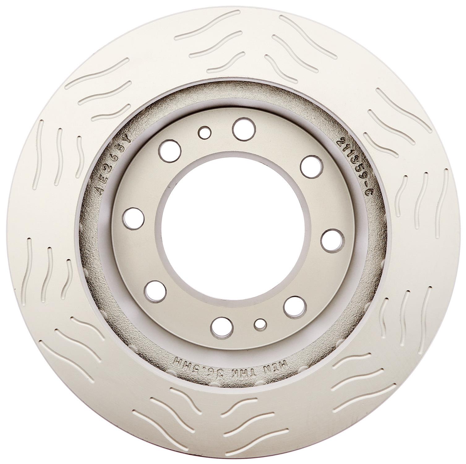 ACDelco 18A926 Gold Disc Brake Rotor - Black Coated Hat (Rear) (2001/2004-2010 6.6L Duramax SRW)