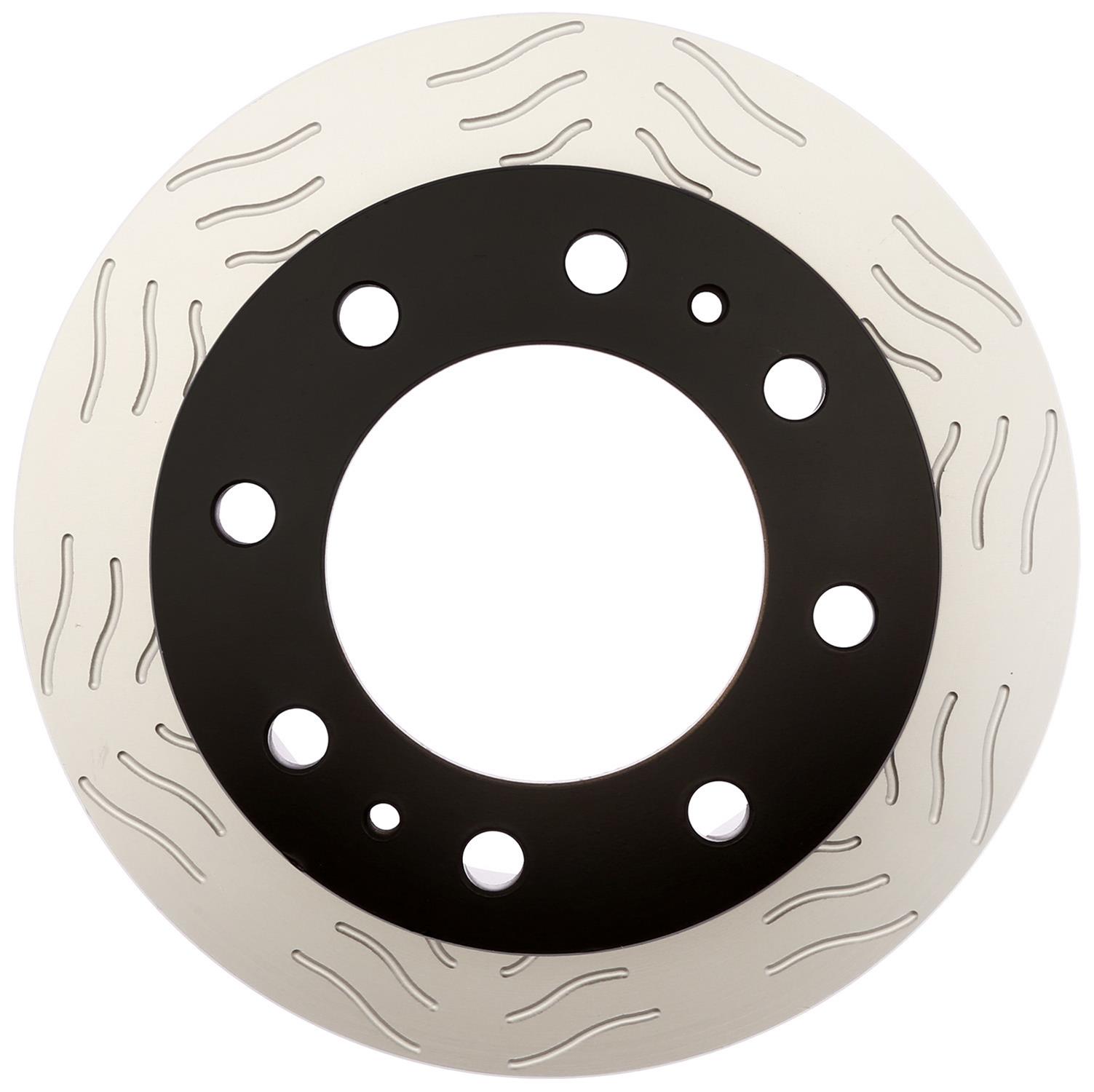 ACDelco 18A926 Gold Disc Brake Rotor - Black Coated Hat (Rear) (2001/2004-2010 6.6L Duramax SRW)