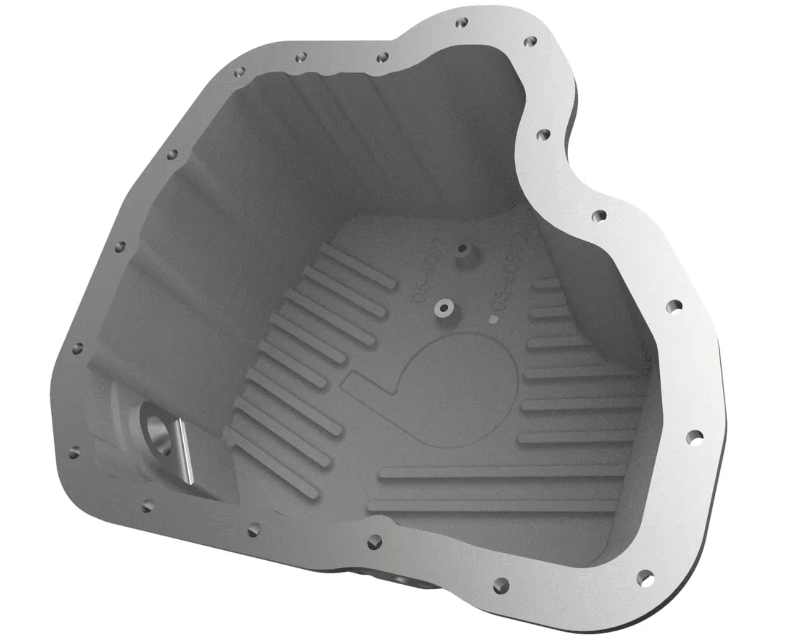AFE 46 - 71080B Street Series Deep Engine Oil Pan (Black & Milled) | Duramax - Southern Diesel Supply