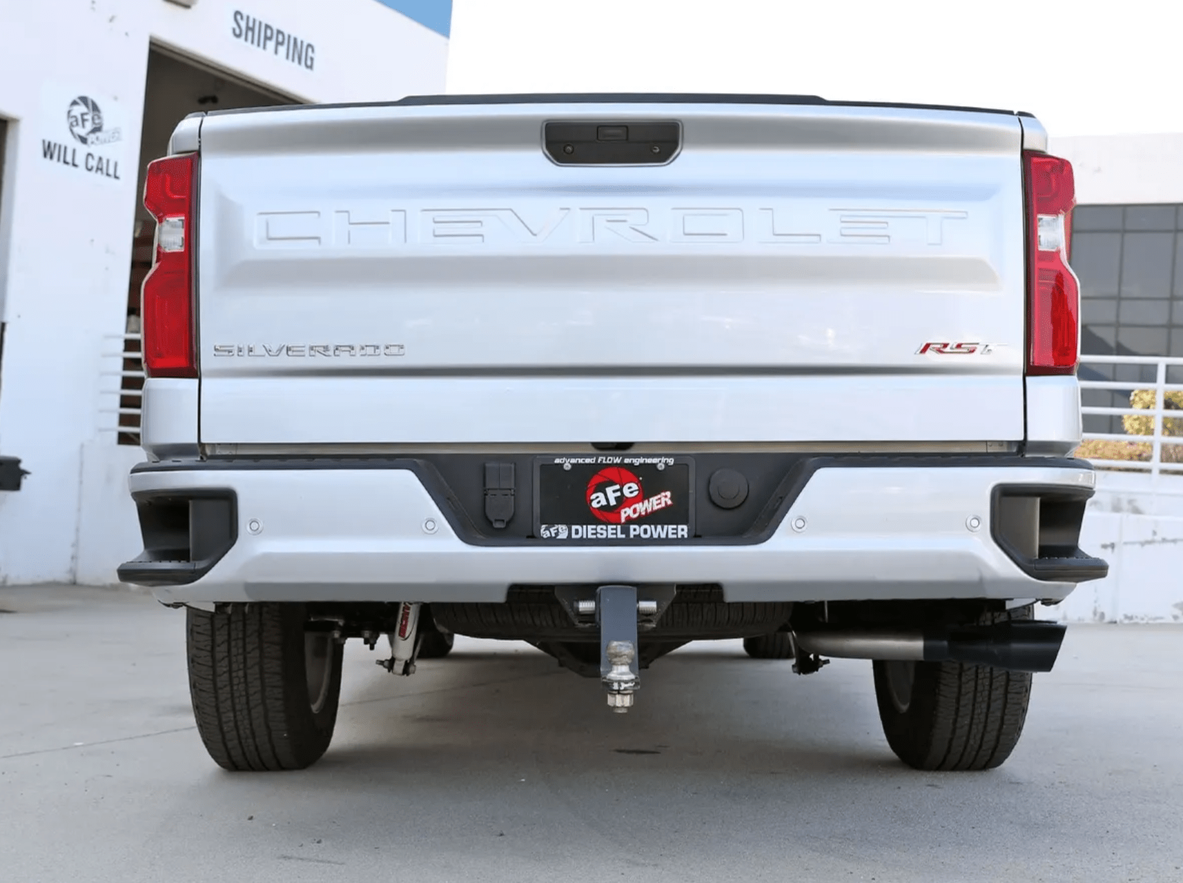 AFE 49 - 34129 - B Rebel XD Series 3" DPF - Back Exhaust System (Black Exhaust Tips) | Exhaust / Emissions - Southern Diesel Supply