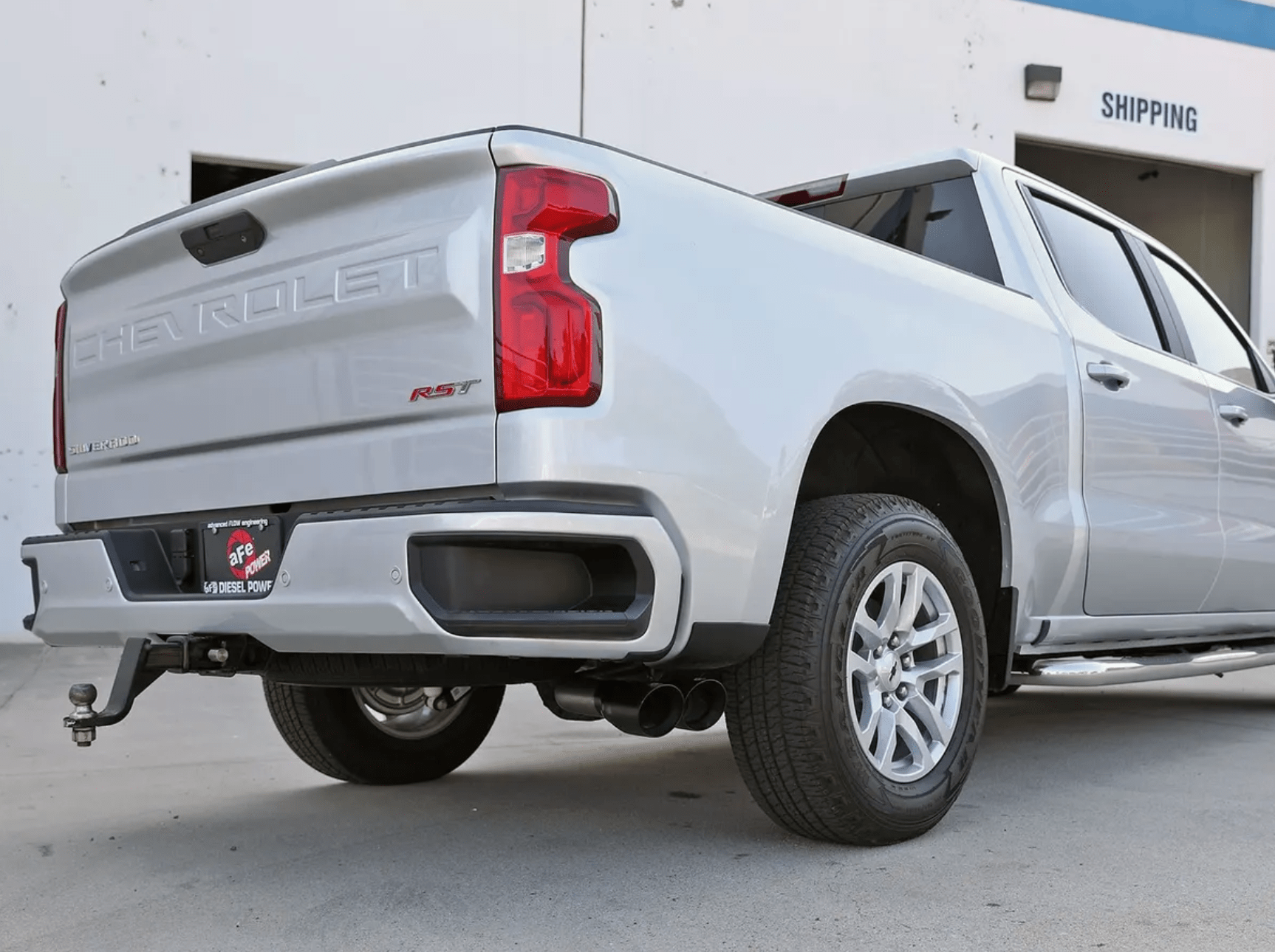 AFE 49 - 34129 - B Rebel XD Series 3" DPF - Back Exhaust System (Black Exhaust Tips) | Exhaust / Emissions - Southern Diesel Supply