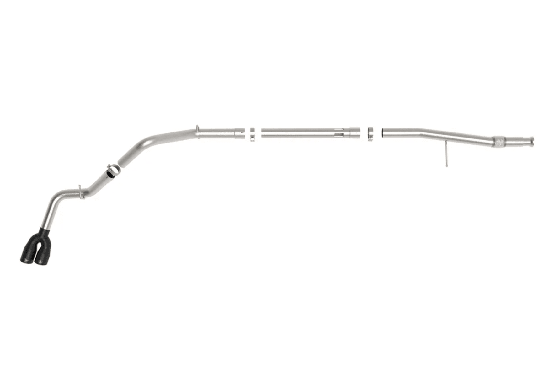 AFE 49 - 34129 - B Rebel XD Series 3" DPF - Back Exhaust System (Black Exhaust Tips) | Exhaust / Emissions - Southern Diesel Supply