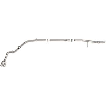 AFE 49 - 34129 - P Rebel XD Series 3" DPF - Back Exhaust System (Polished Exhaust Tips) - Southern Diesel Supply