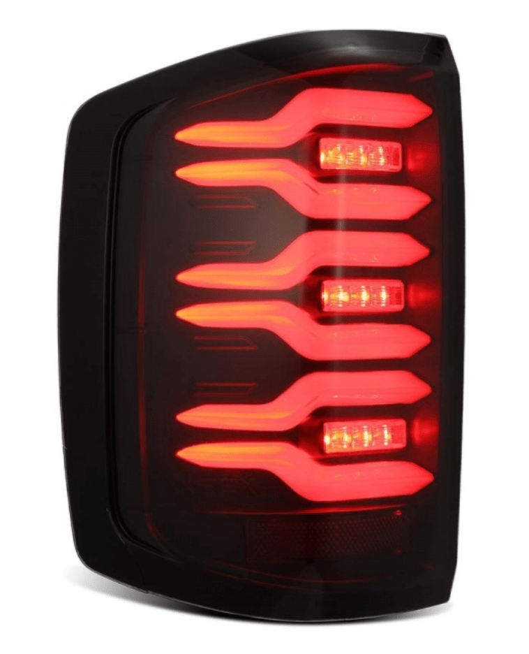 AlphaRex 620030 Luxx - Series Black LED Tail Lights - Southern Diesel Supply