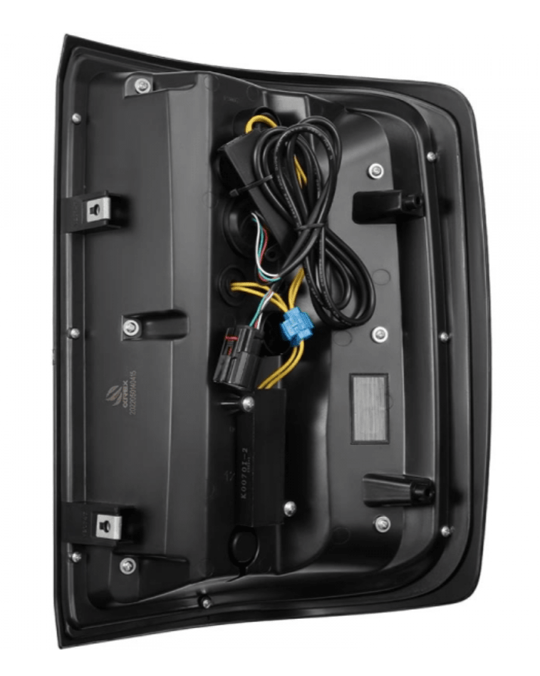 AlphaRex 620030 Luxx - Series Black LED Tail Lights - Southern Diesel Supply