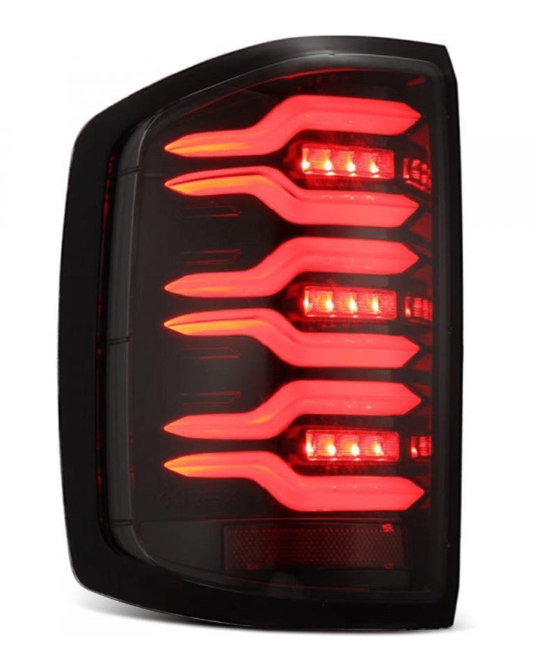 AlphaRex 620040 Luxx - Series Alpha - Black LED Tail Lights - Southern Diesel Supply