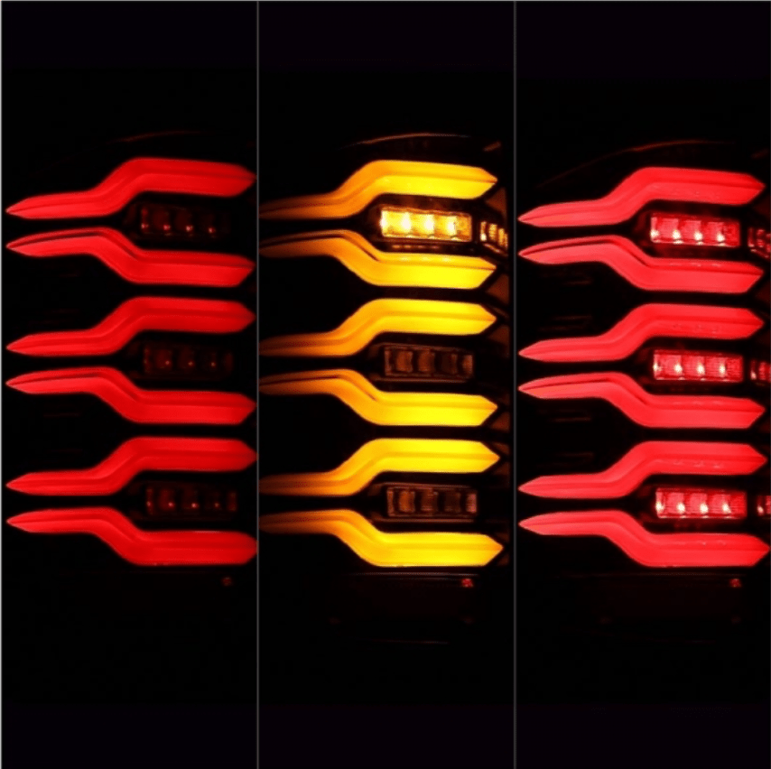 AlphaRex 620040 Luxx - Series Alpha - Black LED Tail Lights - Southern Diesel Supply