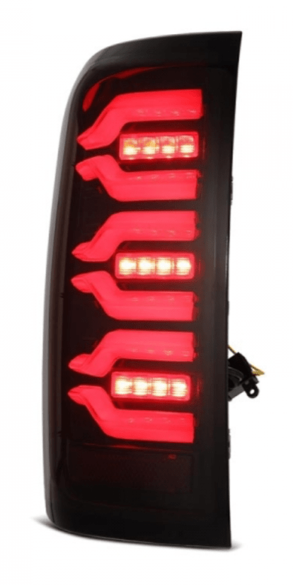 AlphaRex 620050 Luxx - Series LED Black/Red Tail Lights - Southern Diesel Supply