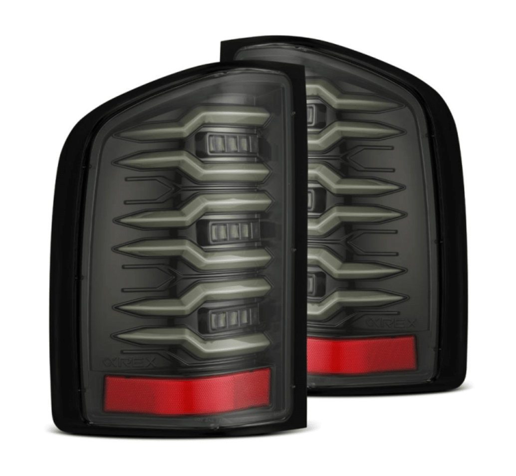 AlphaRex 620090 Luxx - Series Alpha - Black LED Tail Lights - Southern Diesel Supply