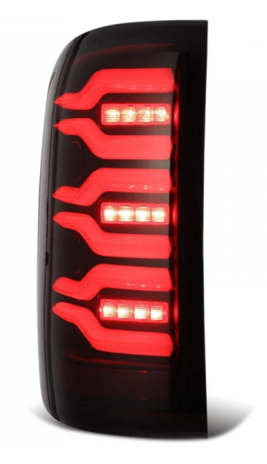 AlphaRex 630040 Luxx - Series Black LED Tail Lights - Southern Diesel Supply